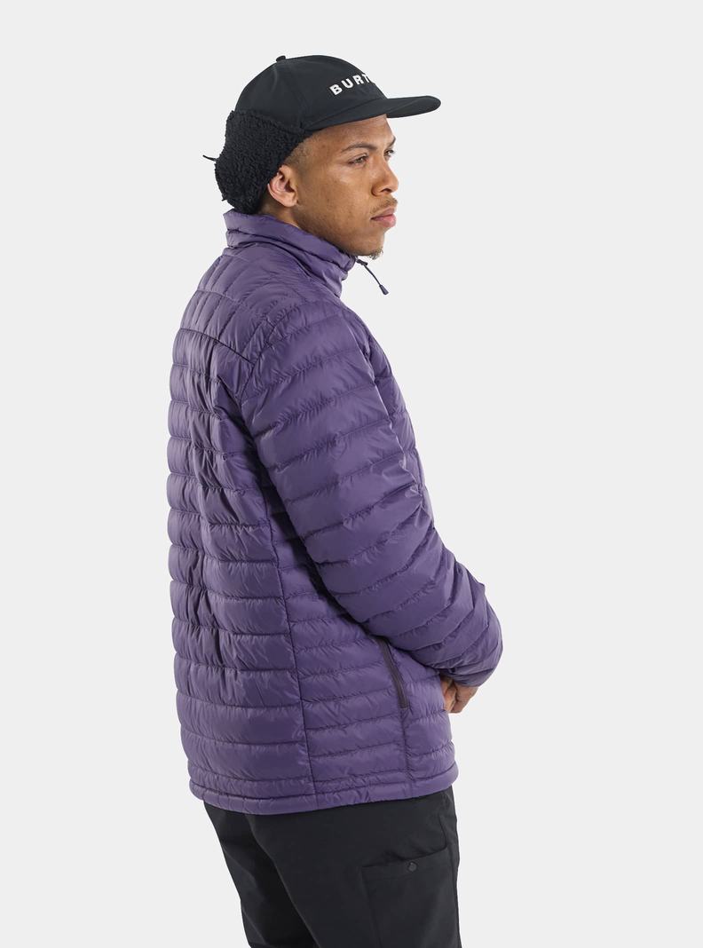 Veste Snowboard Burton Mid-Heat Down  Violette Homme | YRQ-3074958