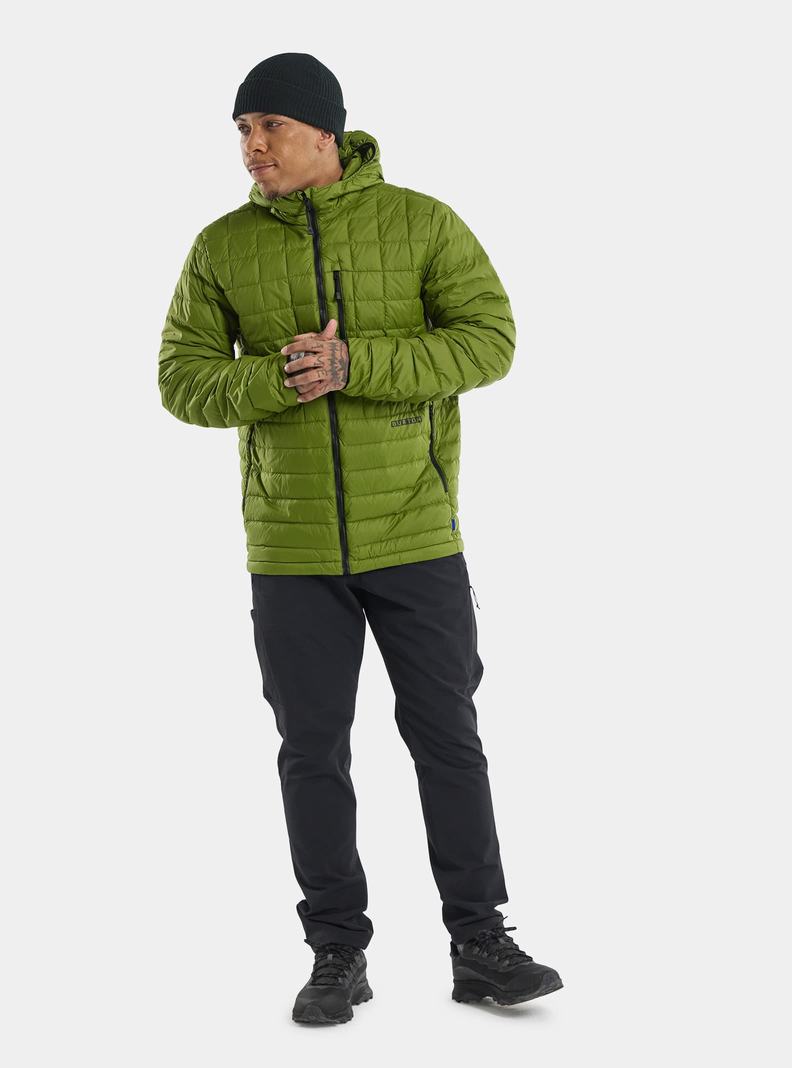 Veste Snowboard Burton Mid-Heat Encapuchonné Down Insulated  Vert Homme | NTN-2457467