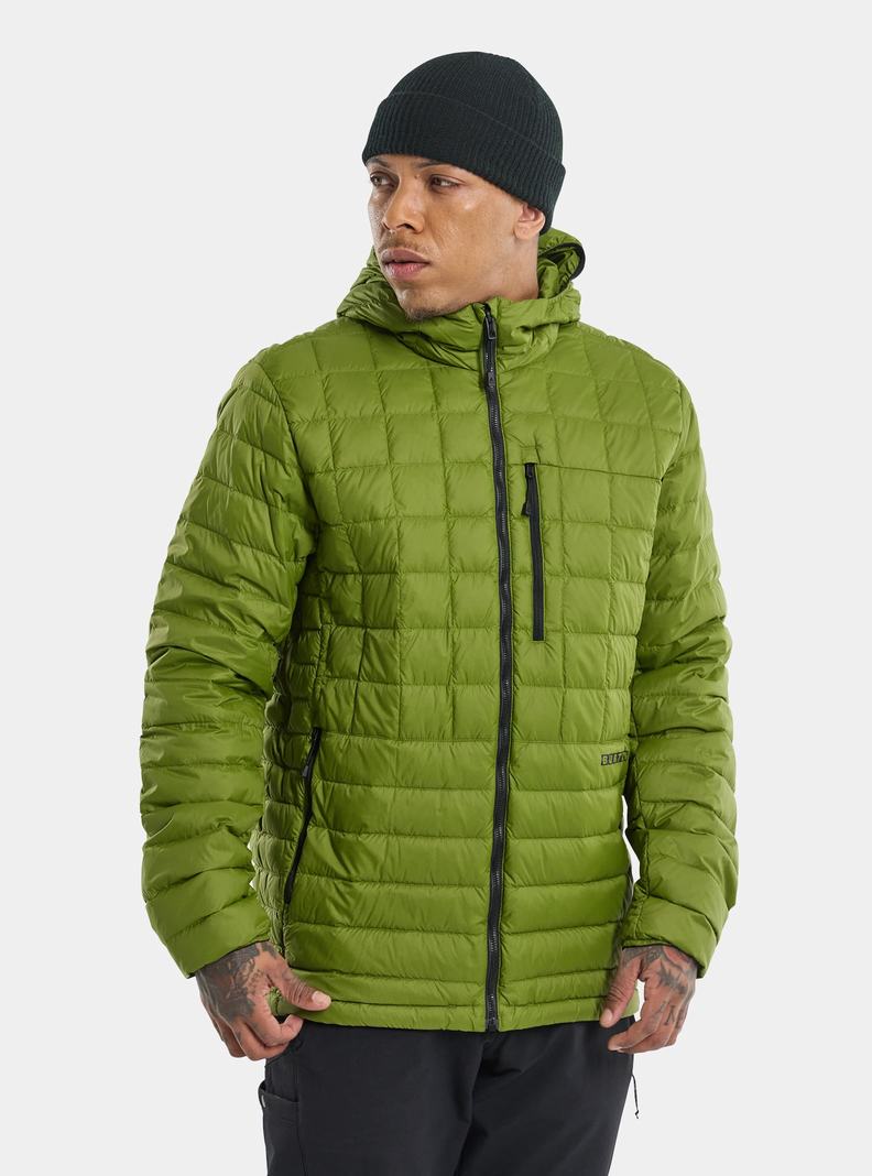 Veste Snowboard Burton Mid-Heat Encapuchonné Down Insulated  Vert Homme | NTN-2457467