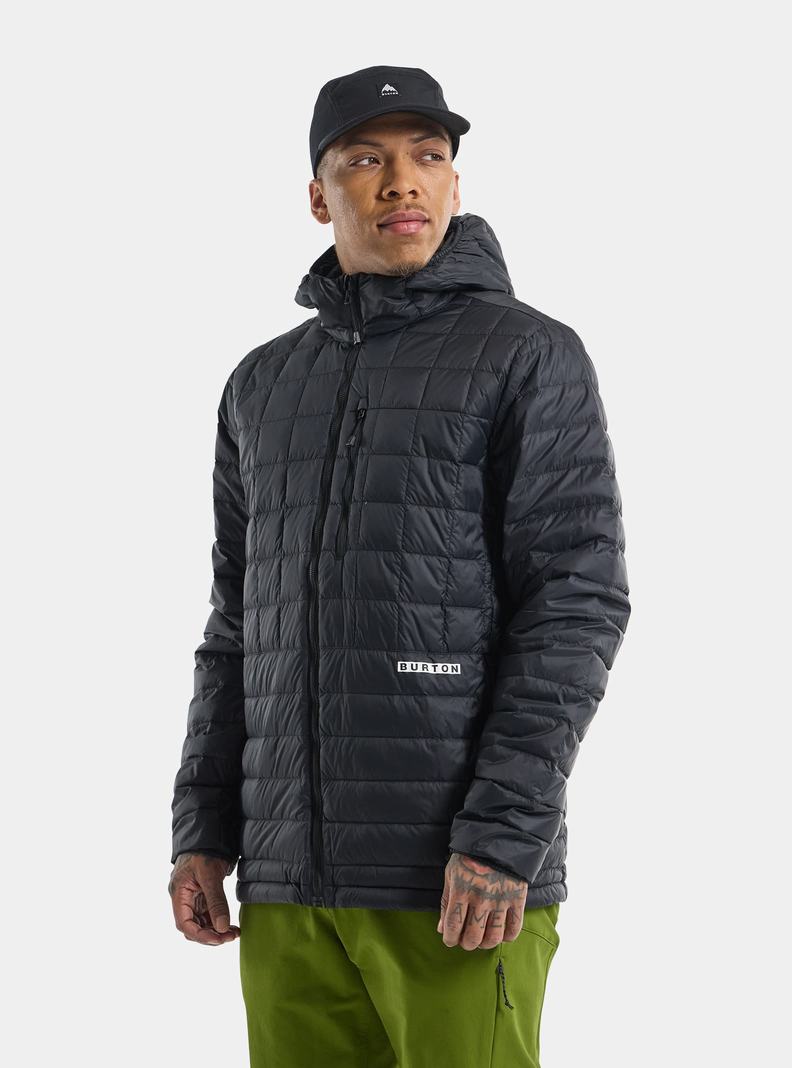 Veste Snowboard Burton Mid-Heat Encapuchonné Down Insulated  Noir Homme | SID-9580976