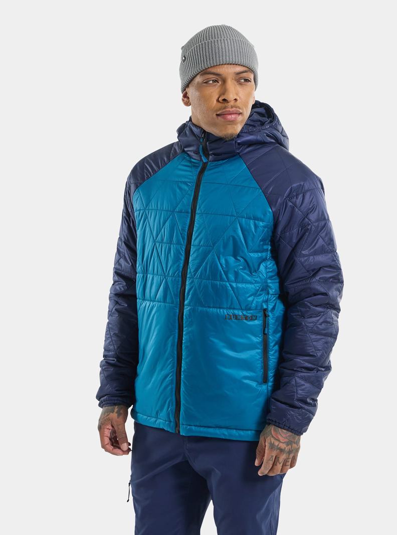 Veste Snowboard Burton Versatile Heat Encapuchonné Synthétique Insulated  Bleu Homme | PNB-5061487