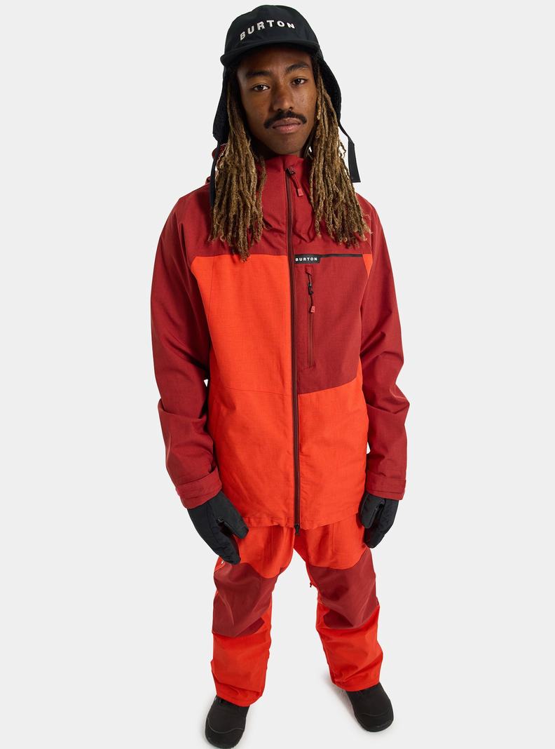 Veste Snowboard Burton Lodgepole 2L  Orange Rose Rose Homme | BPN-3961835