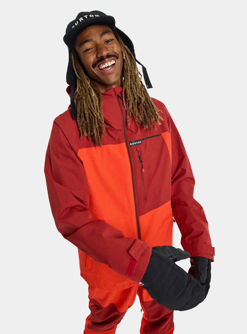 Veste Snowboard Burton Lodgepole 2L  Orange Rose Rose Homme | BPN-3961835