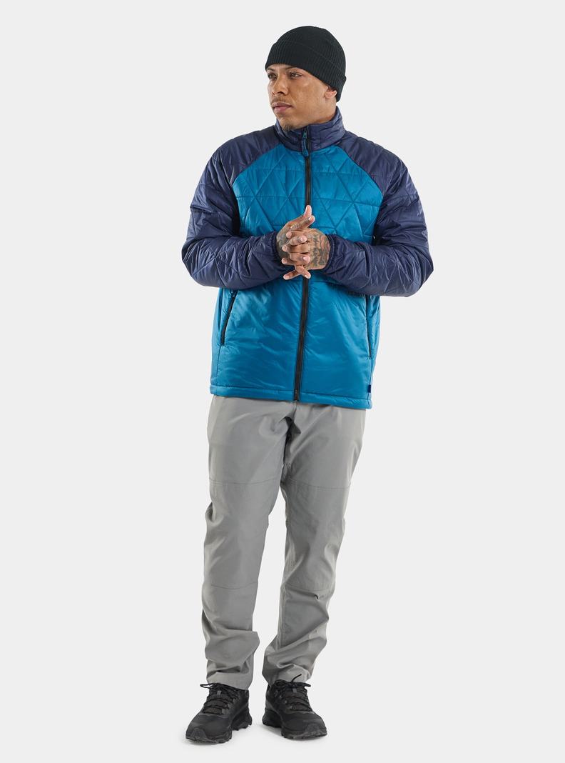 Veste Snowboard Burton Versatile Heat Synthétique Insulated  Bleu Homme | MIN-6776174