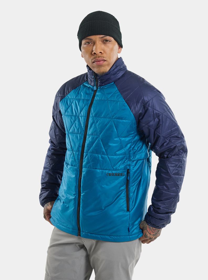 Veste Snowboard Burton Versatile Heat Synthétique Insulated  Bleu Homme | MIN-6776174