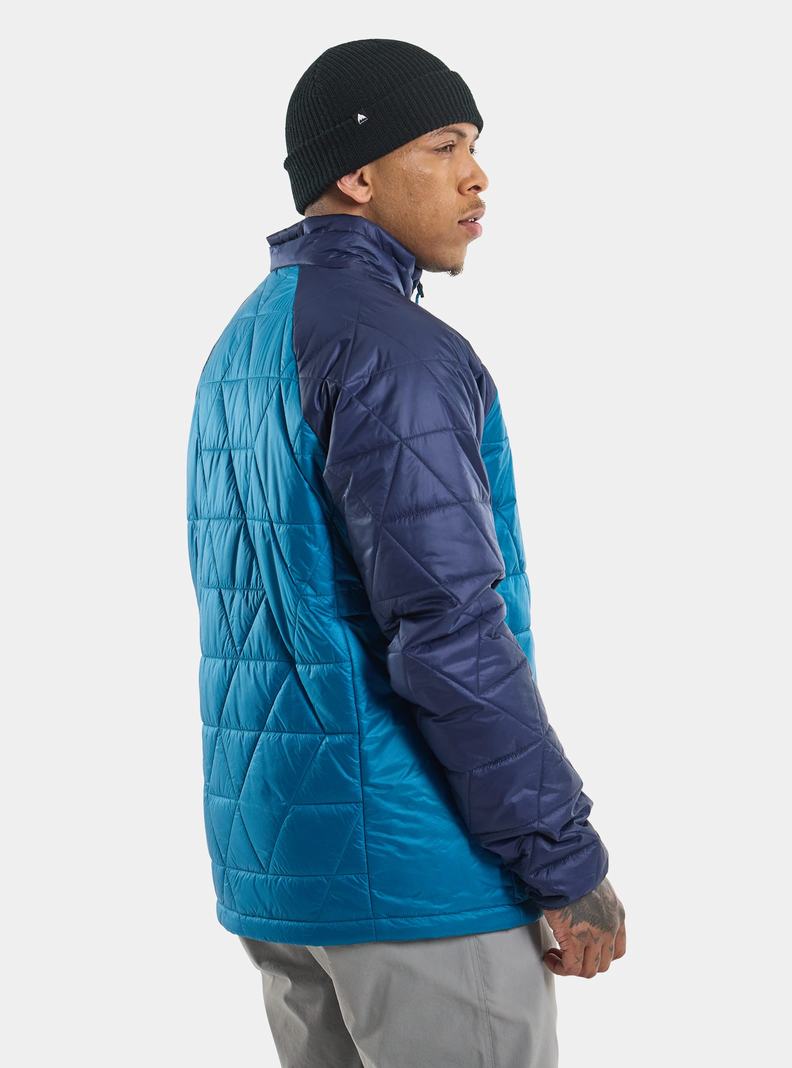 Veste Snowboard Burton Versatile Heat Synthétique Insulated  Bleu Homme | MIN-6776174