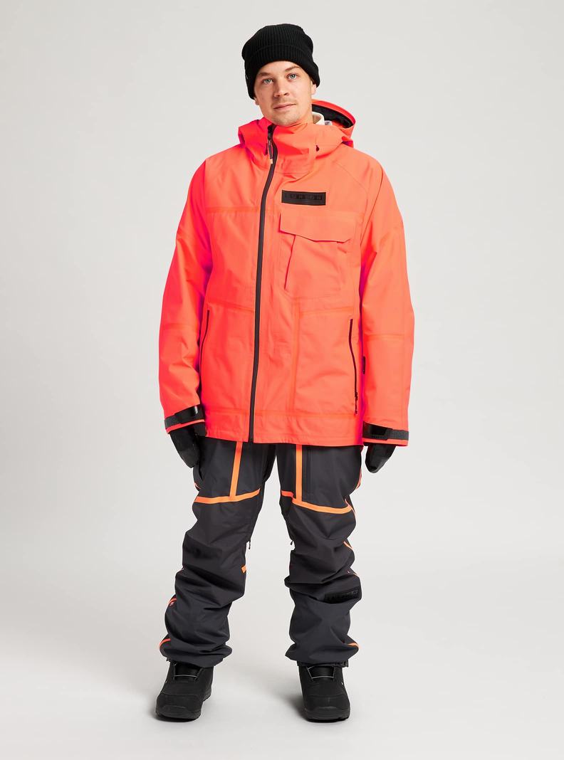 Veste Snowboard Burton GORE-TEX 3L Breaker  Orange Homme | HMR-6407221