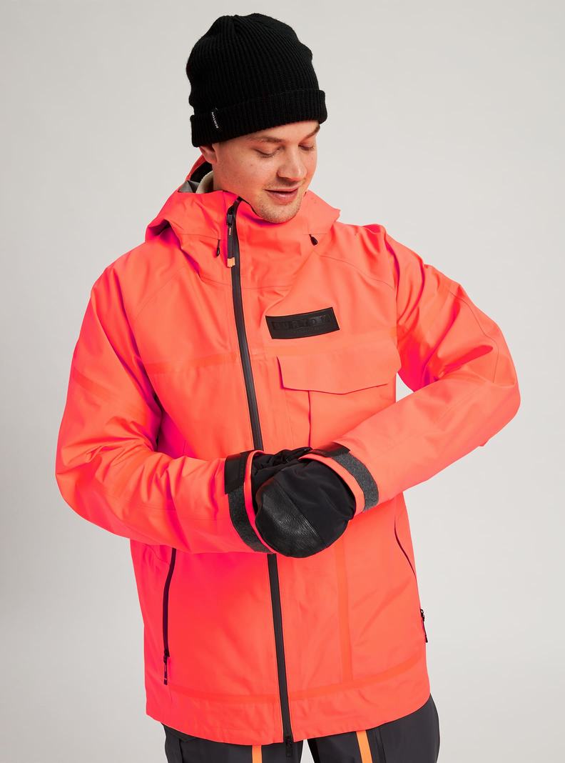 Veste Snowboard Burton GORE-TEX 3L Breaker  Orange Homme | HMR-6407221