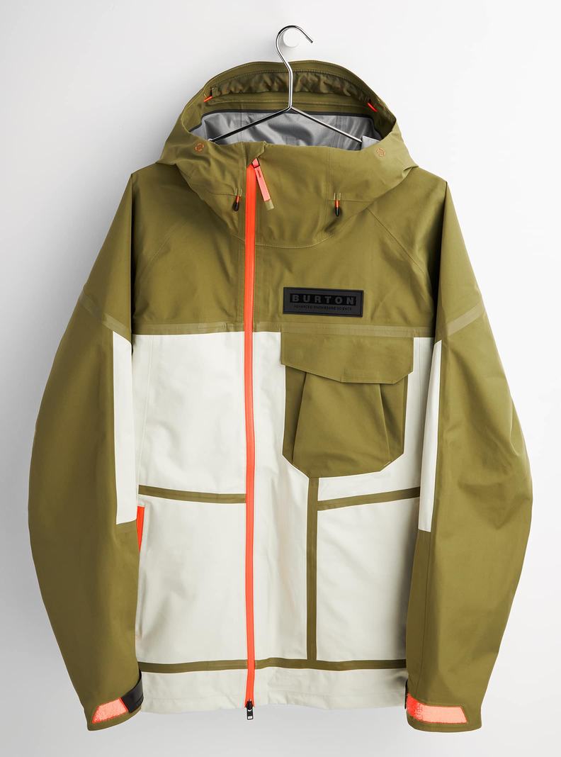 Veste Snowboard Burton GORE-TEX 3L Breaker  Vert Olive Argent Vert Homme | AWK-8998279