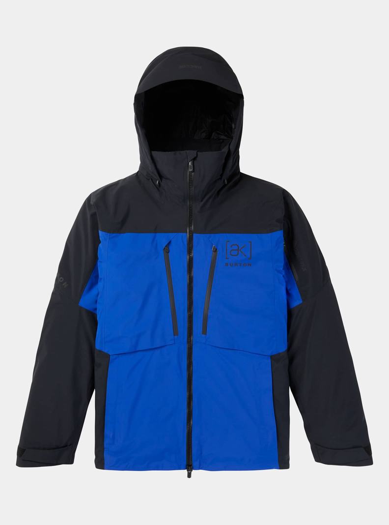 Veste Snowboard Burton [ak] LZ GORE?TEX Down 2L  Bleu Noir Homme | GUW-6784289