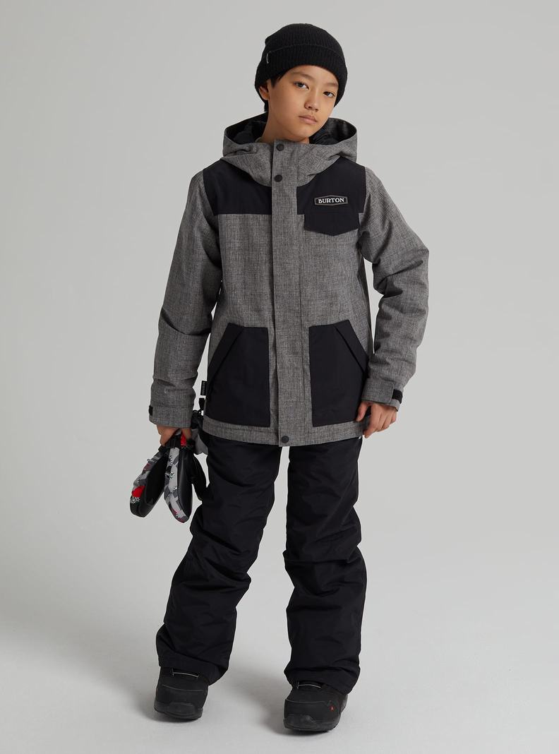 Veste Snowboard Burton Dugout 2L  Grise Enfant | DZN-7495911