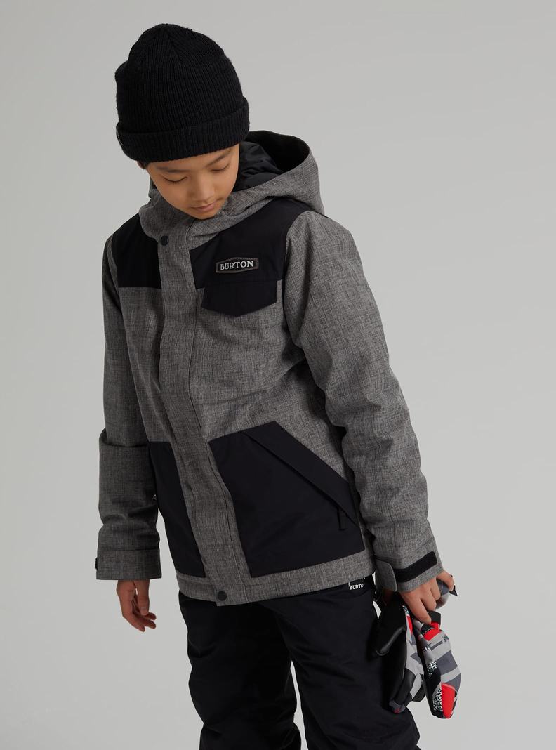 Veste Snowboard Burton Dugout 2L  Grise Enfant | DZN-7495911