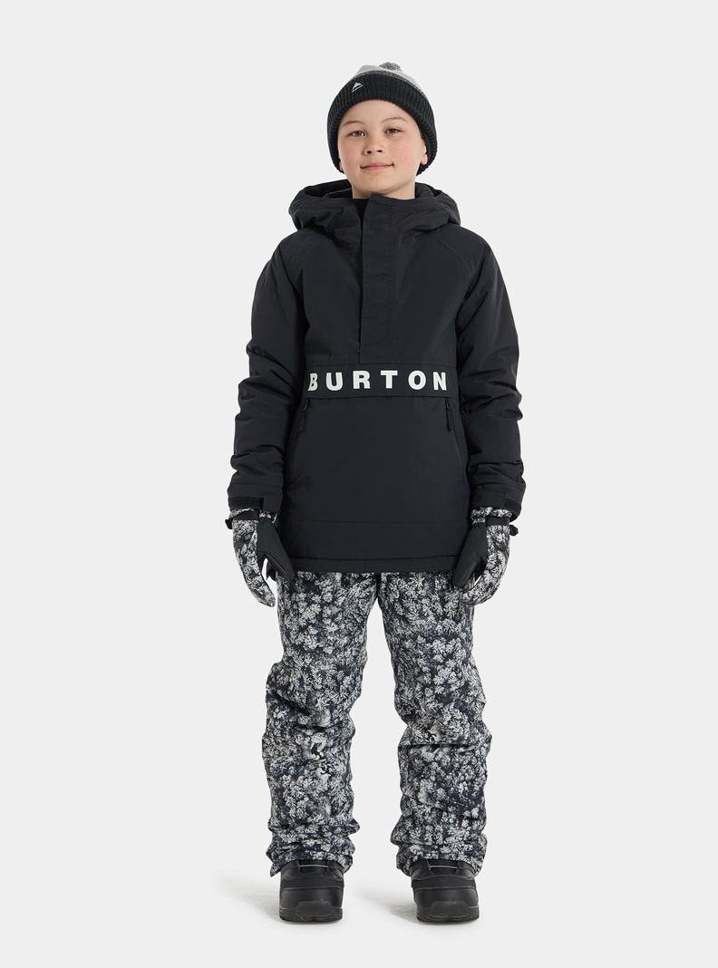 Veste Snowboard Burton Frostner 2L Anorak  Noir Enfant | YHP-8777057