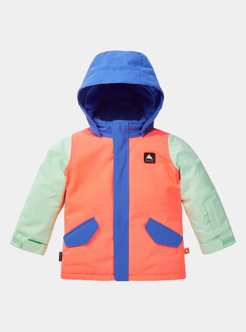 Veste Snowboard Burton 2L Parka  Bleu Orange Vert Enfant | FAI-7556617