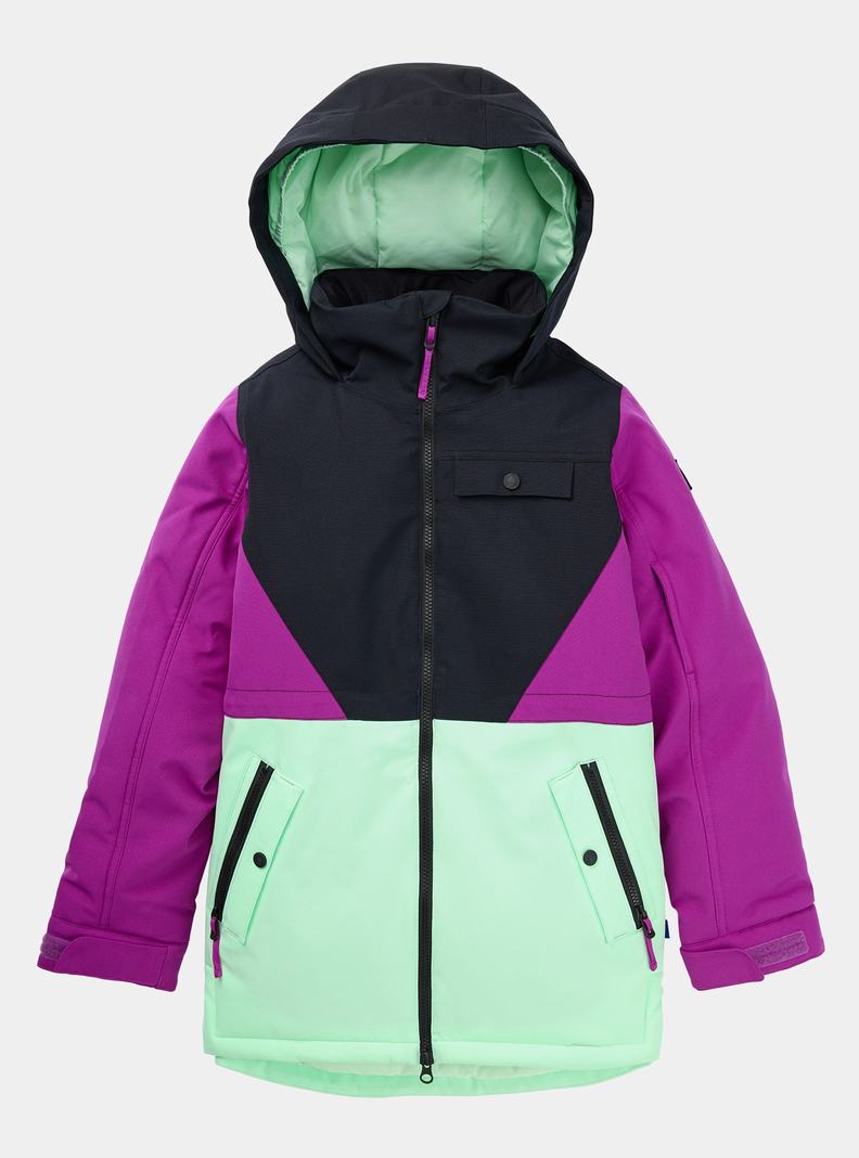 Veste Snowboard Burton Khione 2L  Noir Vert Enfant | QGK-3799360