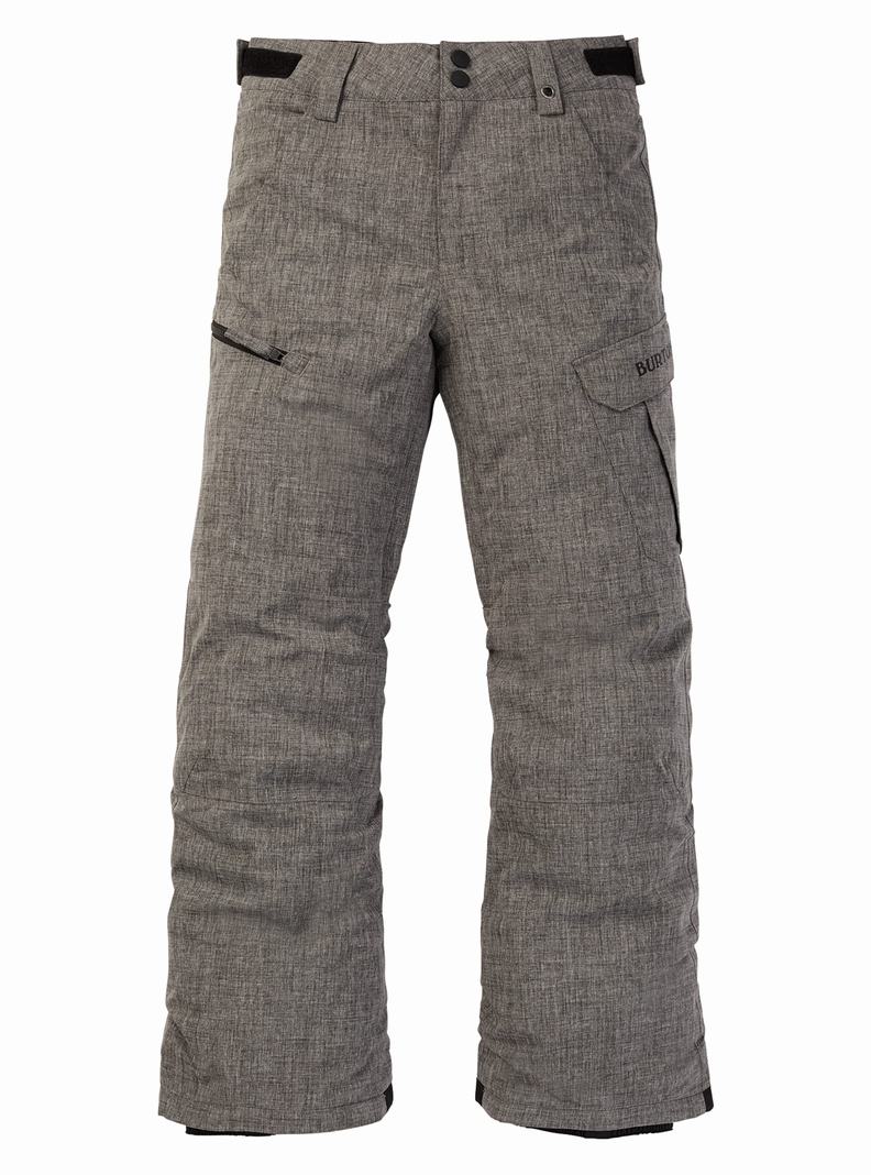 Pantalon Snowboard Burton Exile 2L Cargo  Grise Enfant | ZQS-0588980