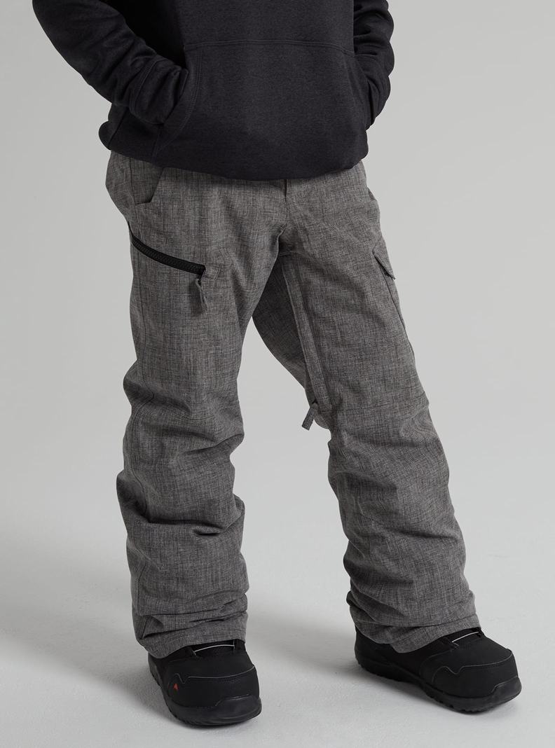 Pantalon Snowboard Burton Exile 2L Cargo  Grise Enfant | ZQS-0588980