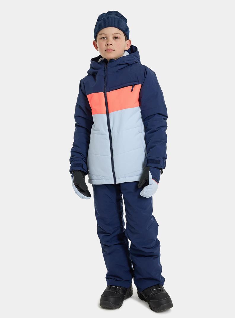 Veste Snowboard Burton Ropedrop  Bleu Orange Enfant | BGW-4281332