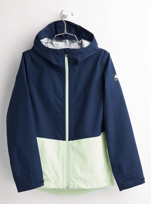 Veste Snowboard Burton Veridry 2.5L Rain  Bleu Vert Clair Enfant | XYB-0154556