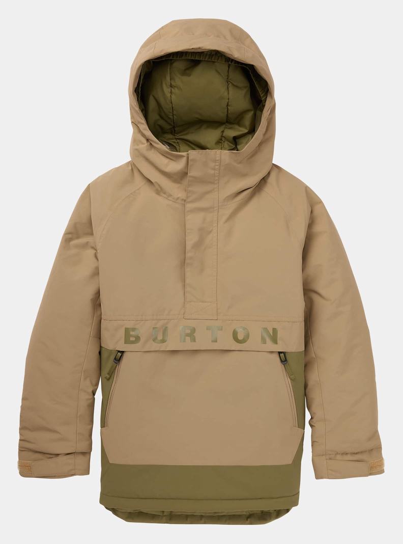 Veste Snowboard Burton Frostner 2L Anorak  Kaki Vert Olive Enfant | FOO-0370597