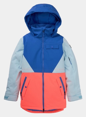 Veste Snowboard Burton Khione 2L  Bleu Orange Enfant | HAE-0216323