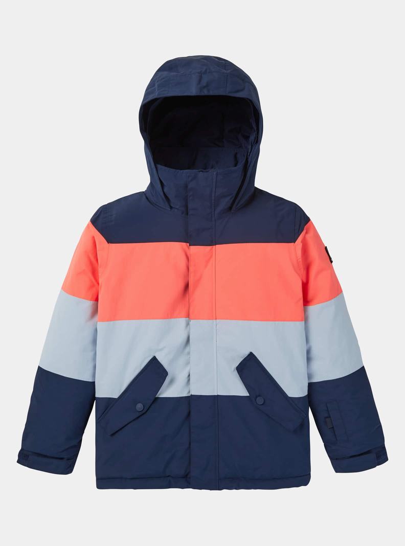 Veste Snowboard Burton Symbol  Bleu Orange Bleu Enfant | BHR-6182271