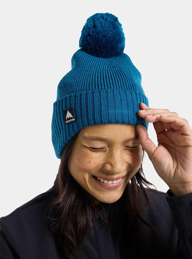 Bonnet Burton Fleece-Doublée Earflap  Bleu Femme | NMM-6549136