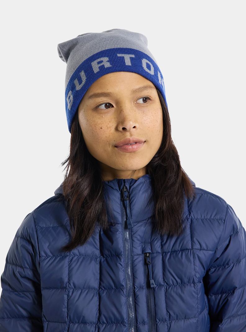 Bonnet Burton Recycled Billboard  Bleu Argent Femme | GPB-1324366