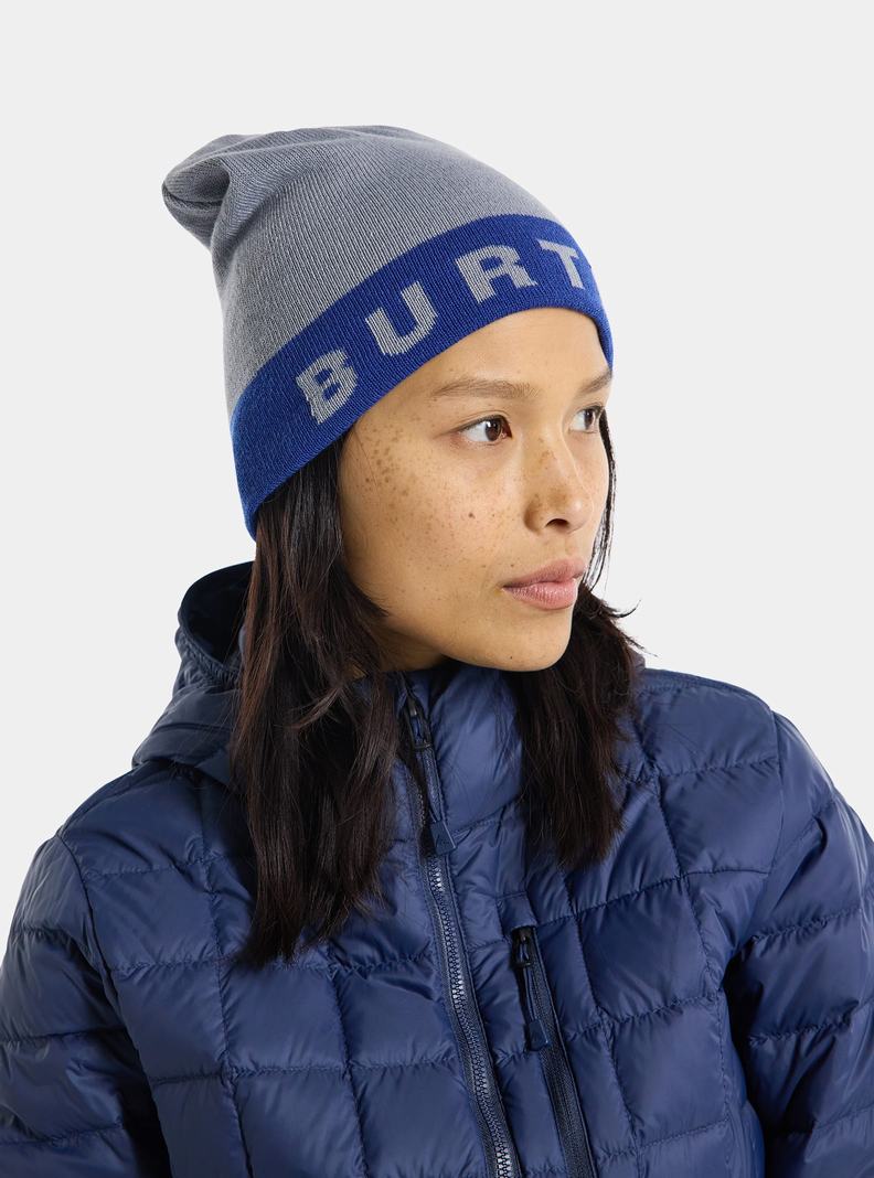 Bonnet Burton Recycled Billboard  Bleu Argent Femme | GPB-1324366